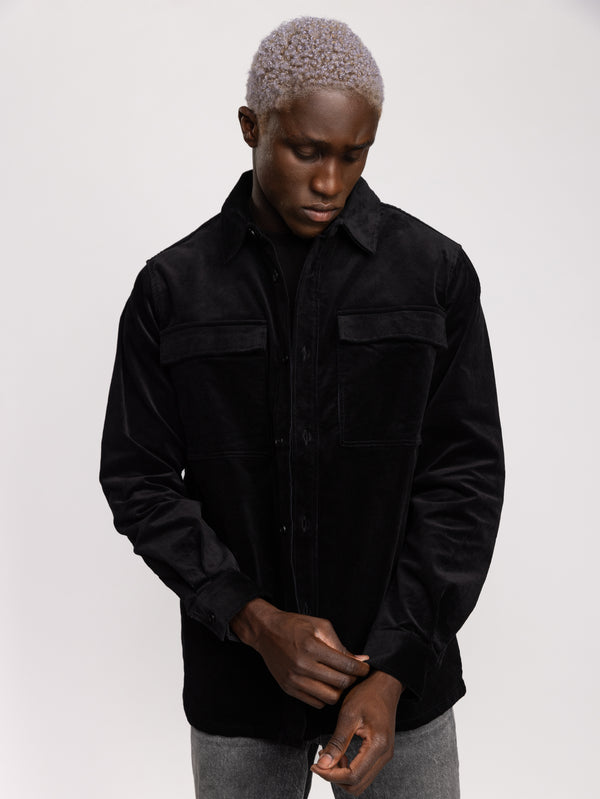 OVER SHIRT JACKET Black / XXL