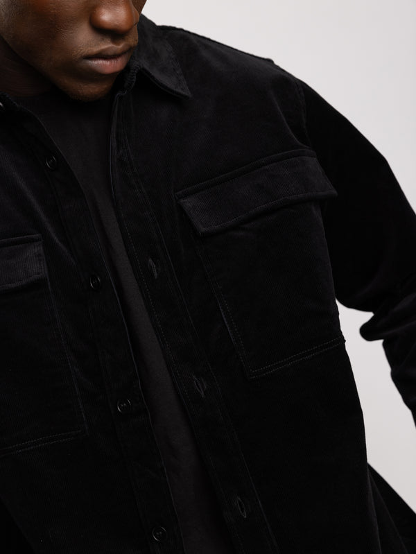 OVER SHIRT JACKET Black / XXL