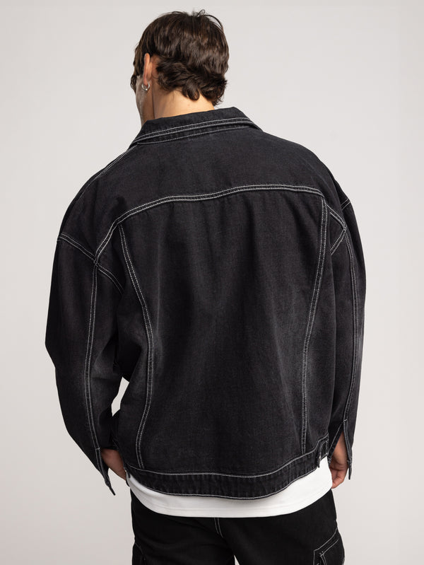 JEANS JACKETS Black / XXL