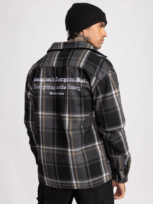 OVER SHIRT JACKET Check / XXL