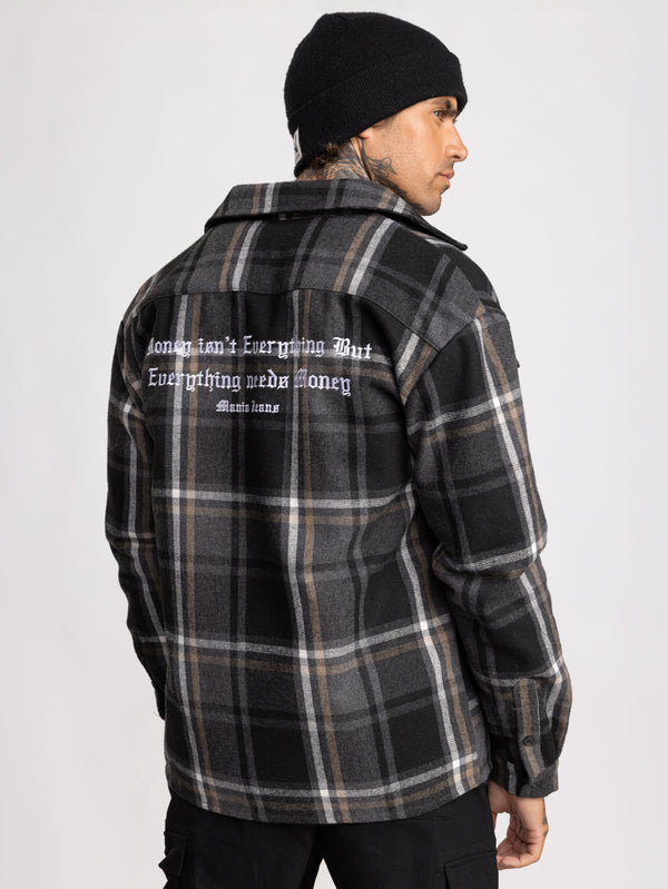 OVER SHIRT JACKET Check / XXL