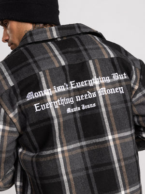 OVER SHIRT JACKET Check / XXL