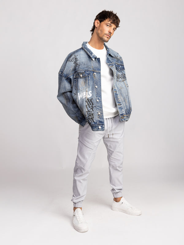 JEANS JACKETS Blue / XXL