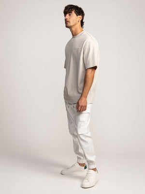 T-SHIRT OVER SIZE Beige / XXS