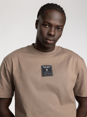 T-SHIRT OVER SIZE Brown / XXS