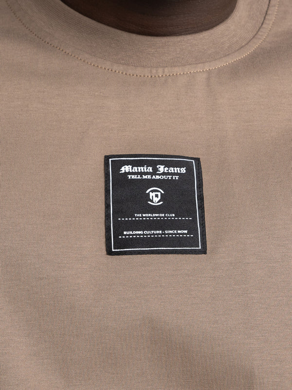 T-SHIRT OVER SIZE Brown / XXS