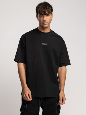 T-SHIRT OVER SIZE Black / XXS