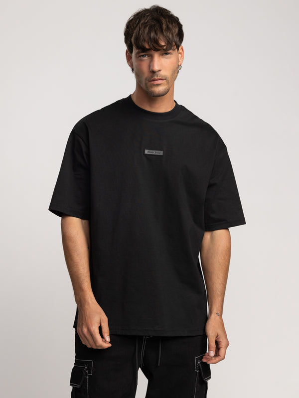 T-SHIRT OVER SIZE Black / XXS