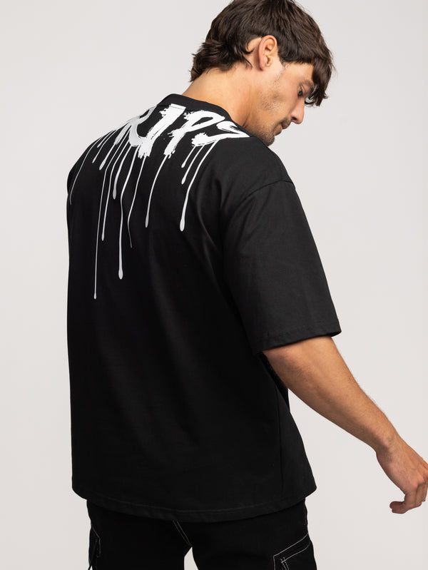 T-SHIRT OVER SIZE Black / XXS