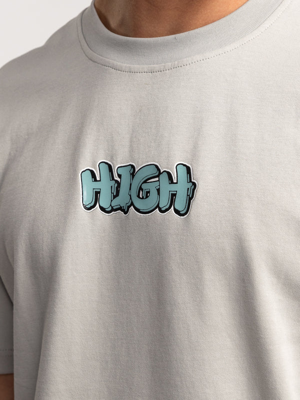 T-SHIRT OVER SIZE Light Gray / XXS