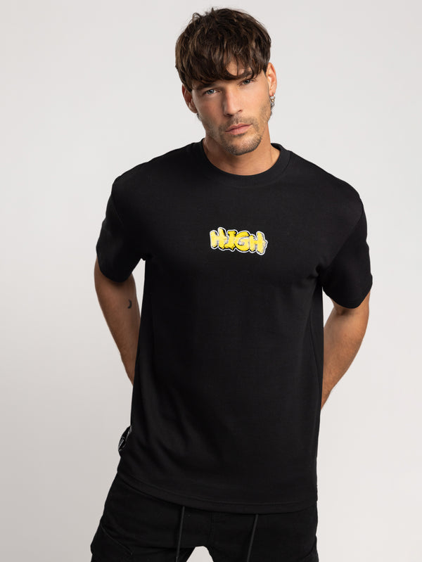T-SHIRT OVER SIZE Black / XXS