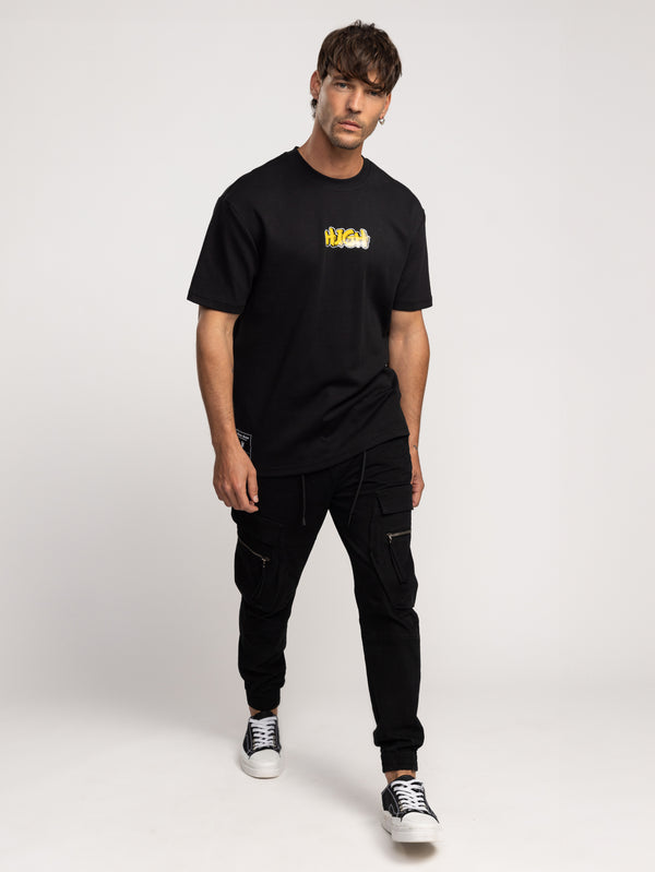 T-SHIRT OVER SIZE Black / XXS
