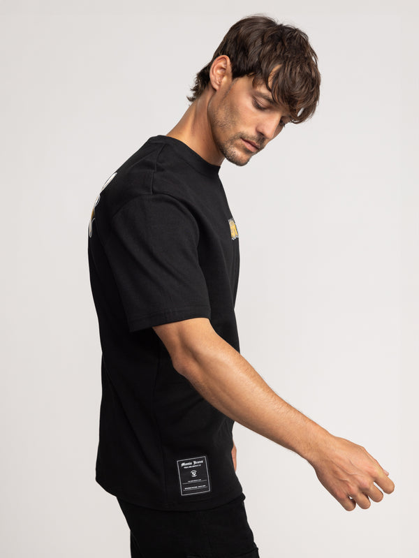 T-SHIRT OVER SIZE Black / XXS