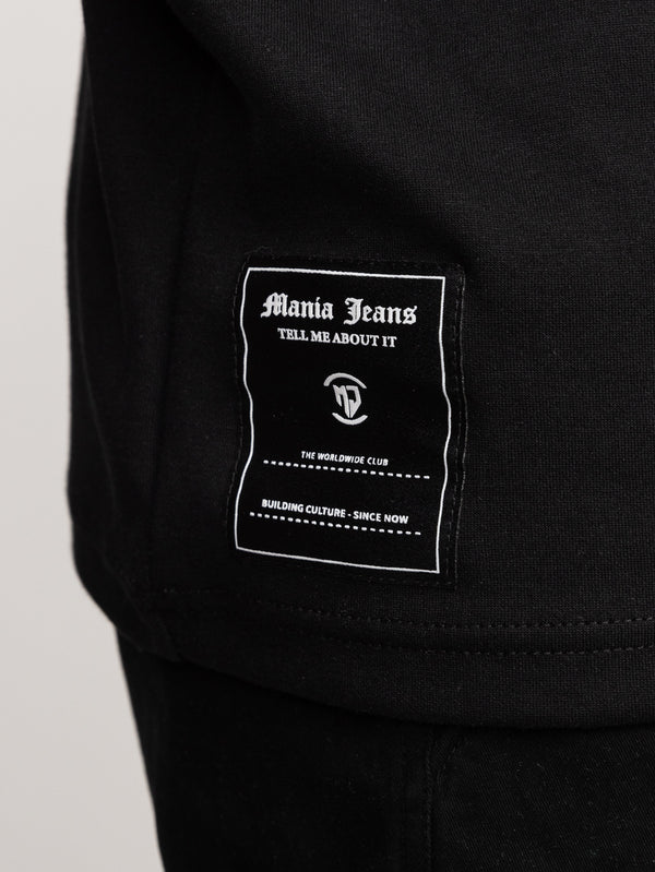 T-SHIRT OVER SIZE Black / XXS