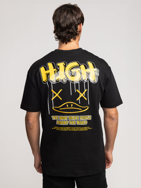 T-SHIRT OVER SIZE Black / XXS