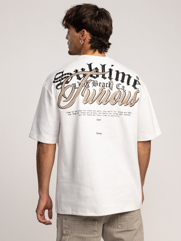 T-SHIRT OVER SIZE White / XXS