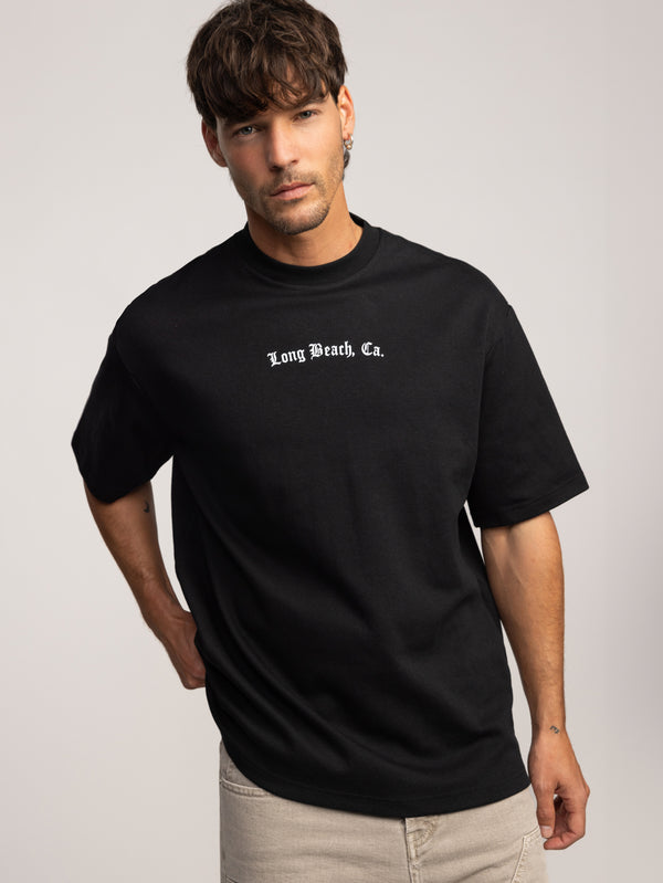 T-SHIRT OVER SIZE Black / XXS