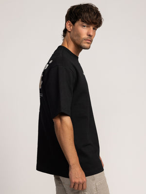 T-SHIRT OVER SIZE Black / XXS
