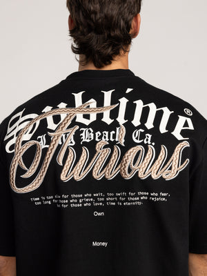 T-SHIRT OVER SIZE Black / XXS