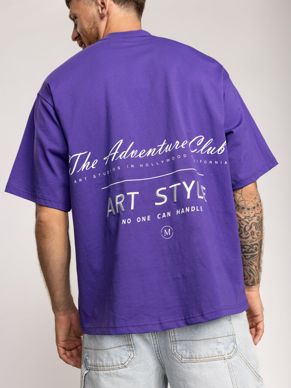 T-SHIRT OVER SIZE Purple / XXS