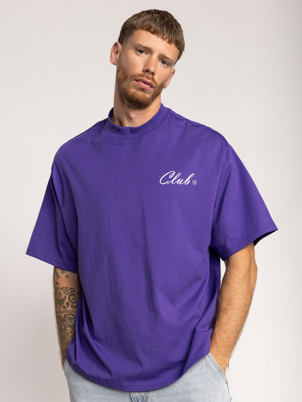 T-SHIRT OVER SIZE Purple / XXS