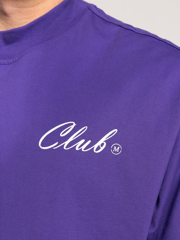 T-SHIRT OVER SIZE Purple / XXS