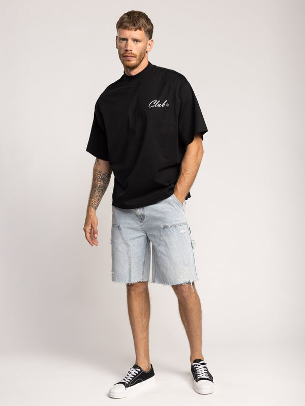 T-SHIRT OVER SIZE Black / XXS