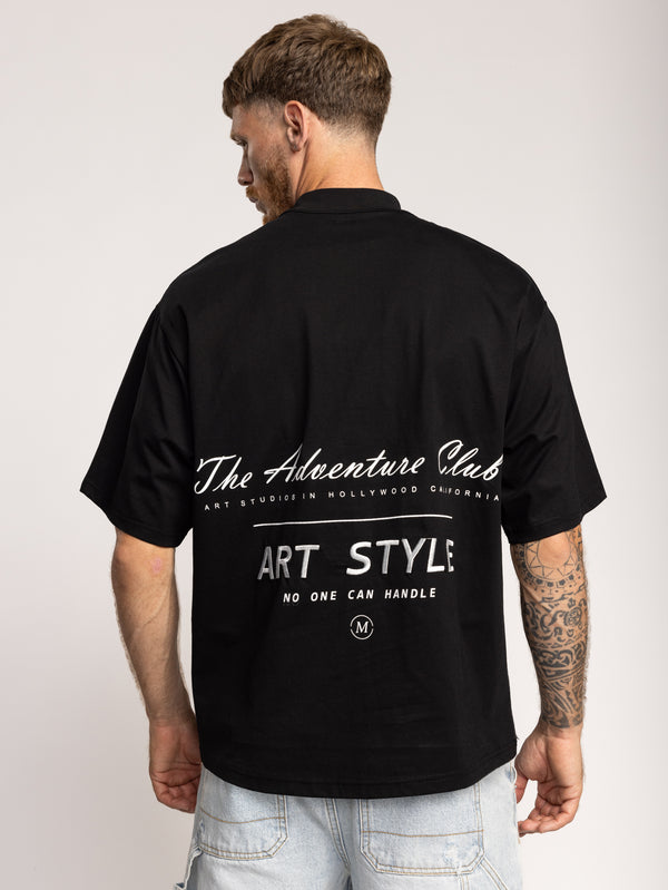 T-SHIRT OVER SIZE Black / XXS