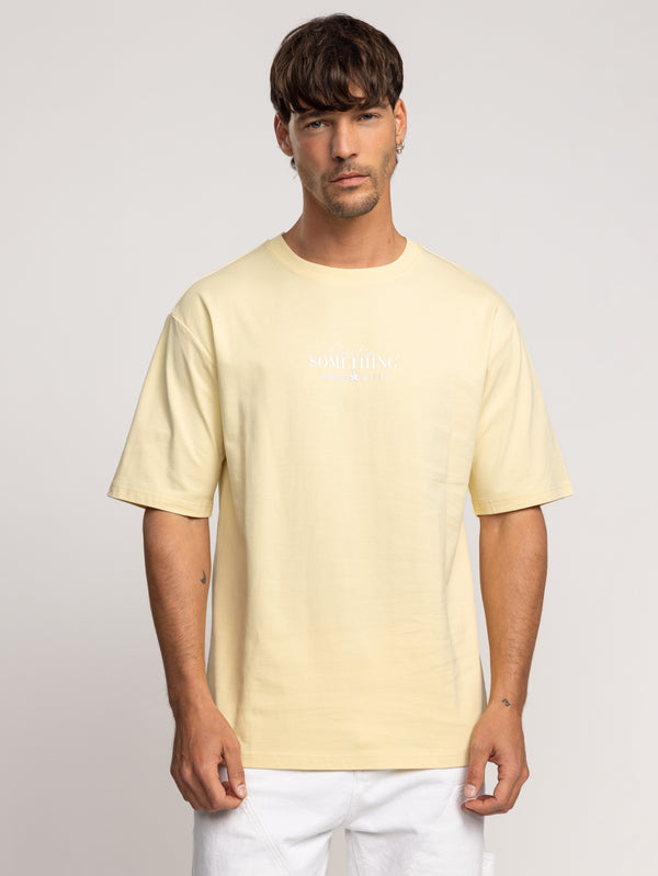 T-SHIRT OVER SIZE Yellow / XXS