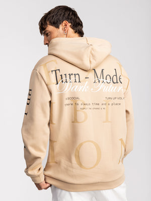 FASHION HOODIE Beige / XXL