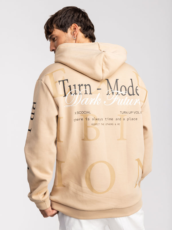 FASHION HOODIE Beige / XXL