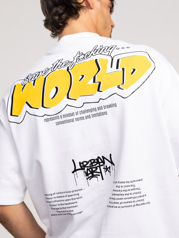 T-SHIRT OVER SIZE White / XXL