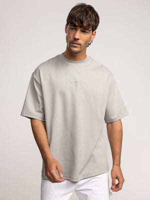 T-SHIRT OVER SIZE Light Gray / XXL