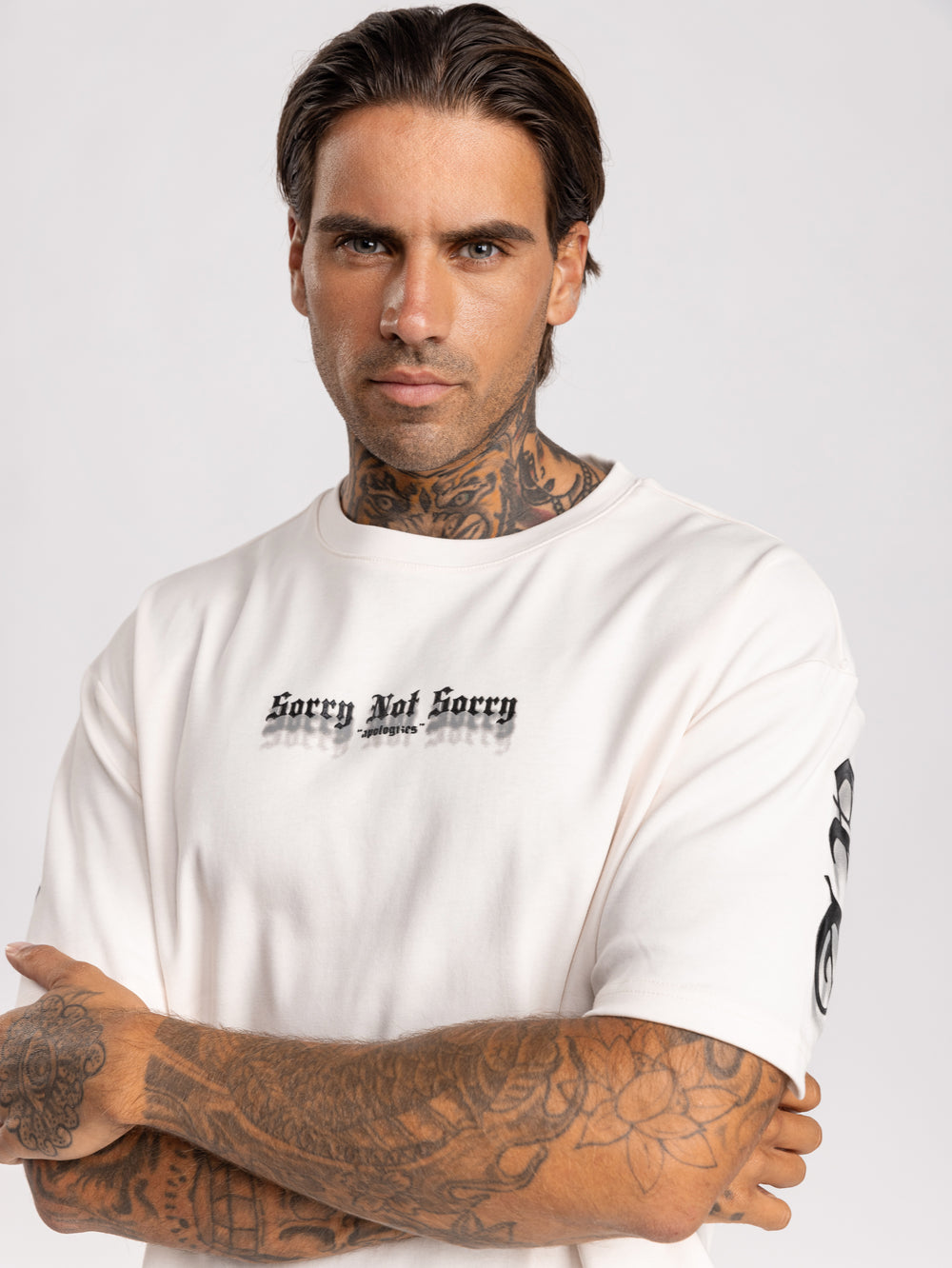 T-SHIRT OVER SIZE Cream / XXL