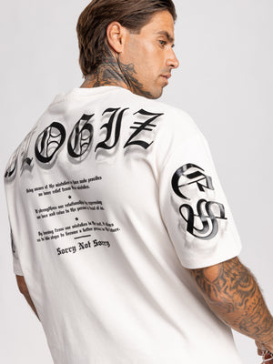 T-SHIRT OVER SIZE Cream / XXL