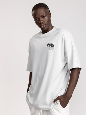 T-SHIRT OVER SIZE Light Gray / XXL