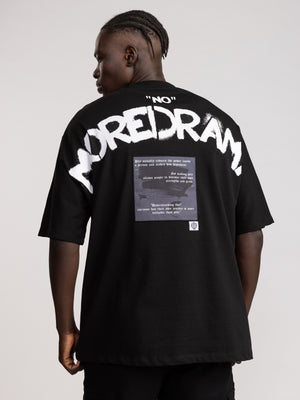 T-SHIRT OVER SIZE Black / XXL