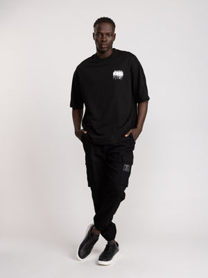 T-SHIRT OVER SIZE Black / XXL