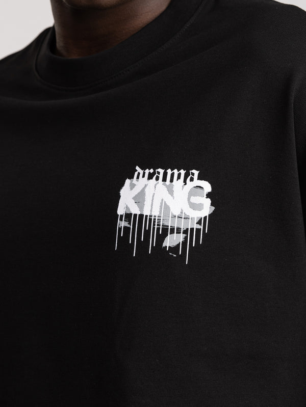 T-SHIRT OVER SIZE Black / XXL