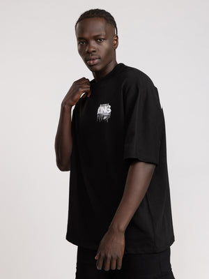 T-SHIRT OVER SIZE Black / XXL