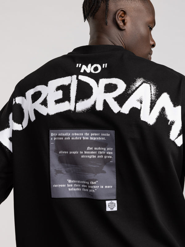 T-SHIRT OVER SIZE Black / XXL