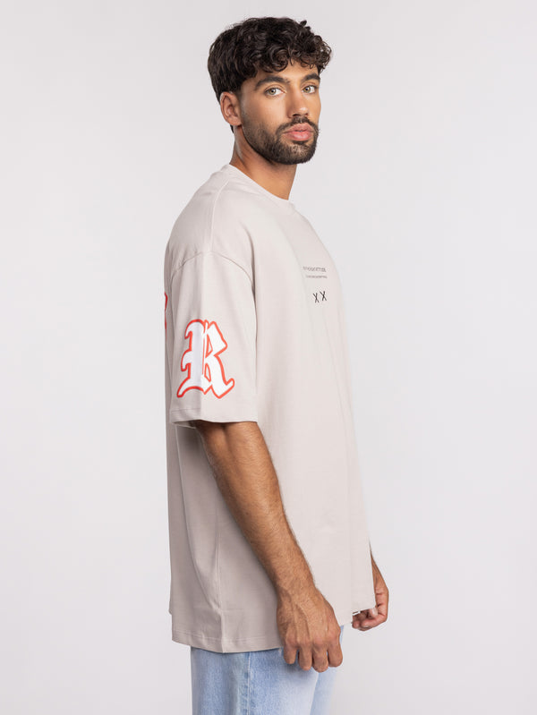 T-SHIRT OVER SIZE Stone / XXL