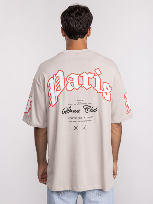 T-SHIRT OVER SIZE Stone / XXL