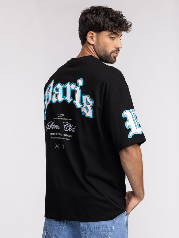 T-SHIRT OVER SIZE Black / XXL
