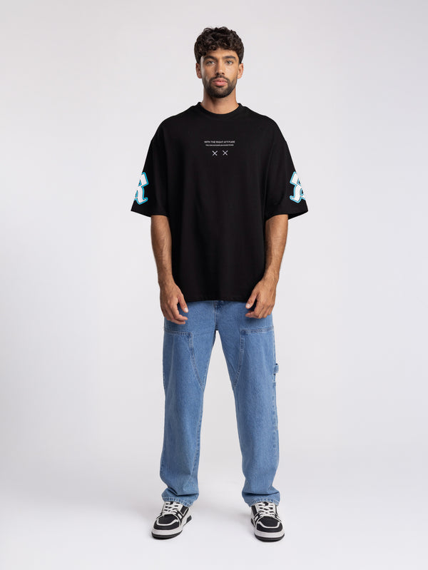 T-SHIRT OVER SIZE Black / XXL