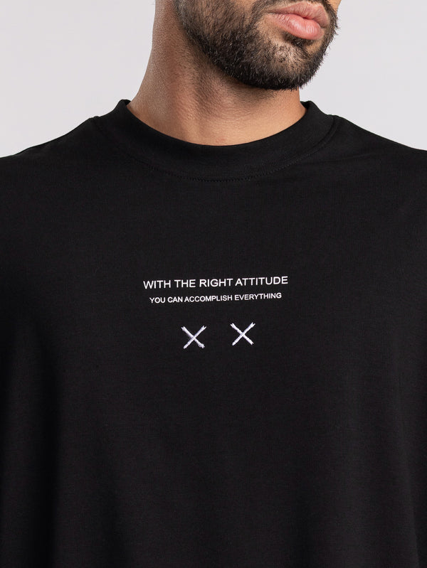 T-SHIRT OVER SIZE Black / XXL