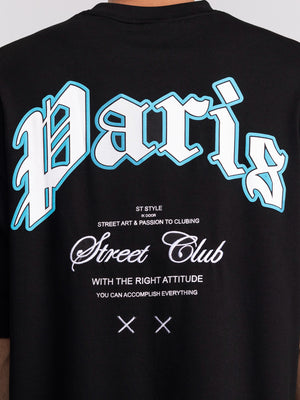 T-SHIRT OVER SIZE Black / XXL