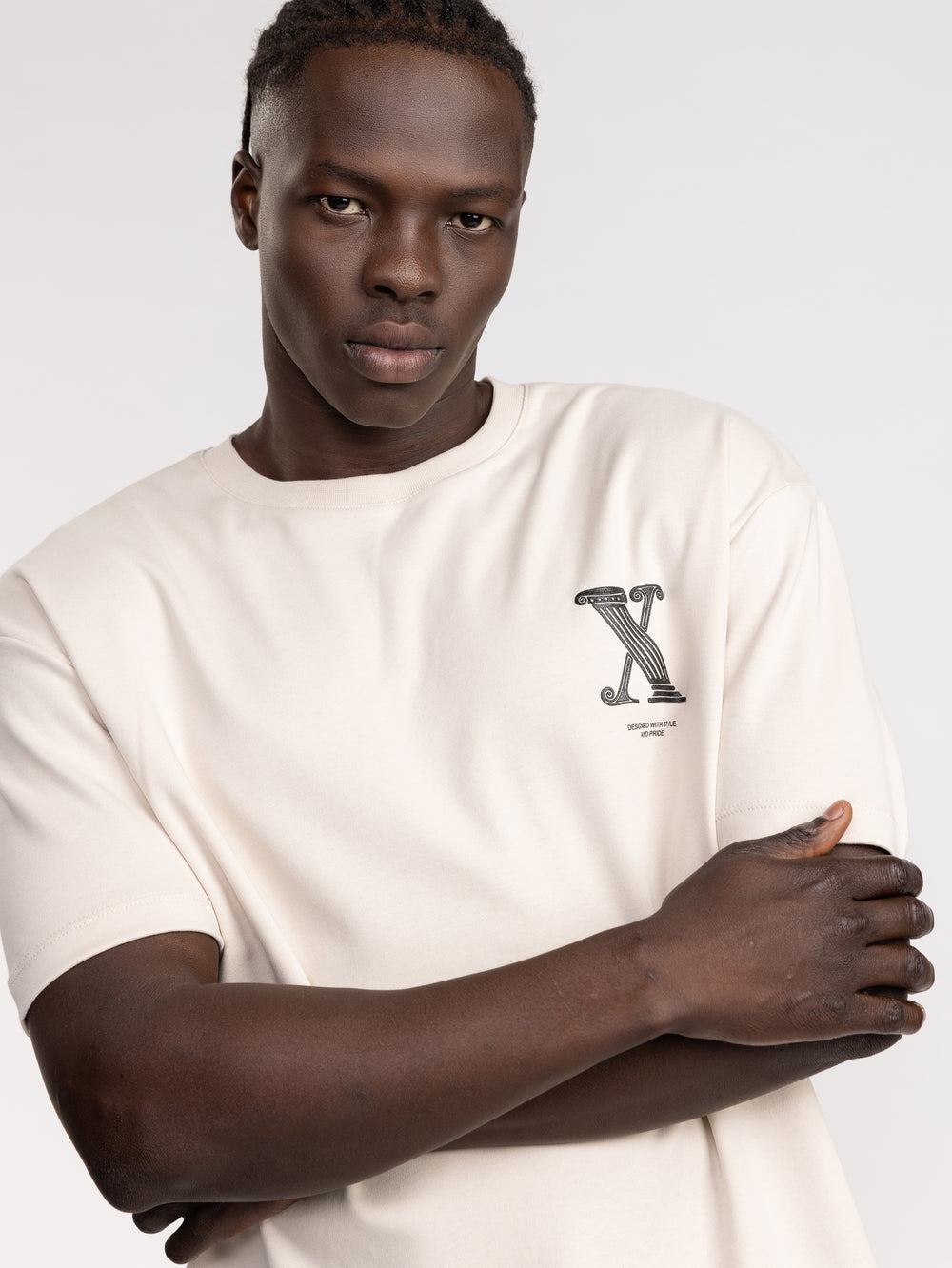 T-SHIRT OVER SIZE Cream / XXL