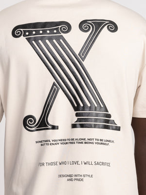 T-SHIRT OVER SIZE Stone / XXL
