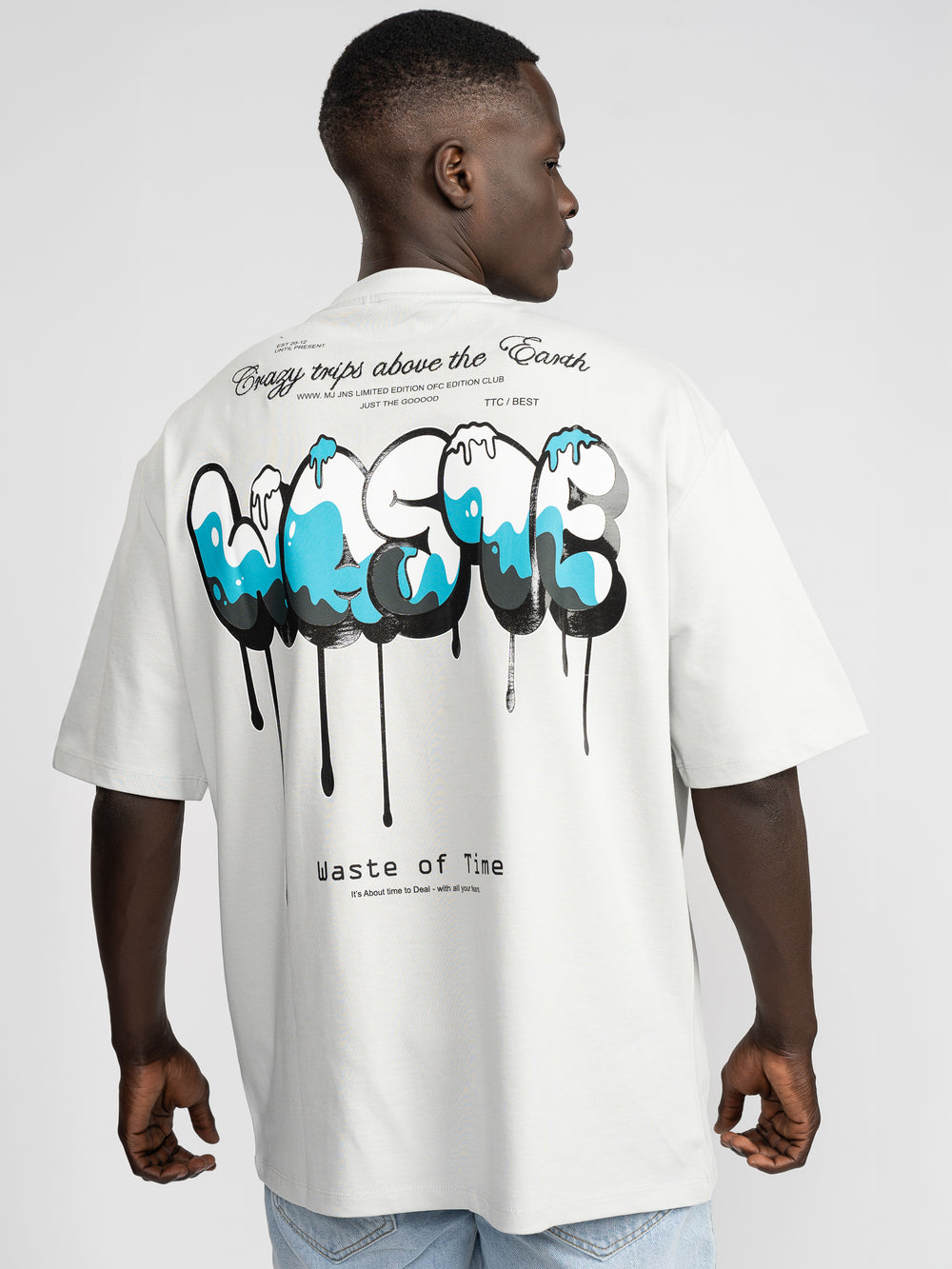 T-SHIRT OVER SIZE Light Gray / XXL